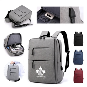 Water-Repellent Oxford Cloth Laptop Backpack